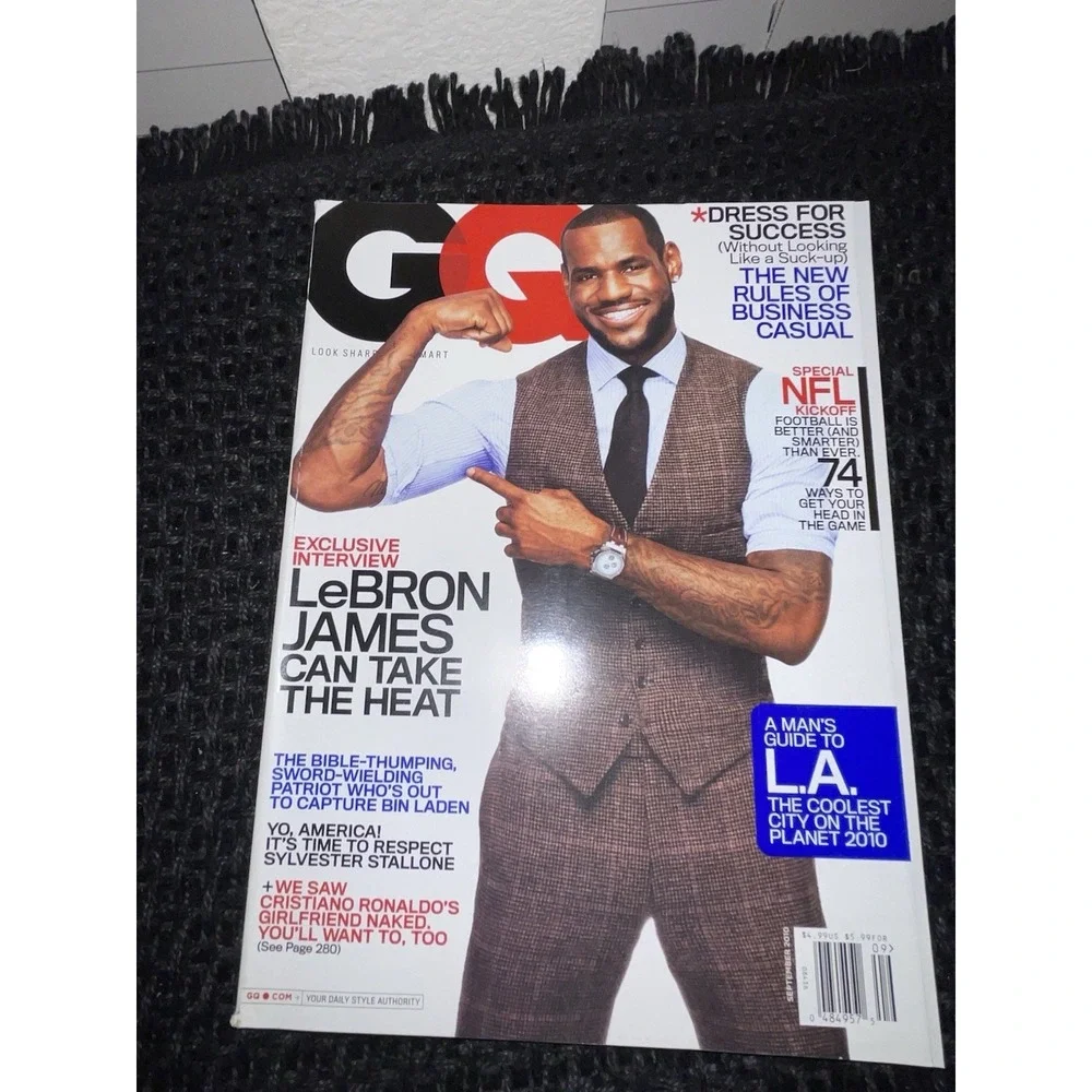 LeBron James GQ Magazine Sept‎ 2010 & March 2014